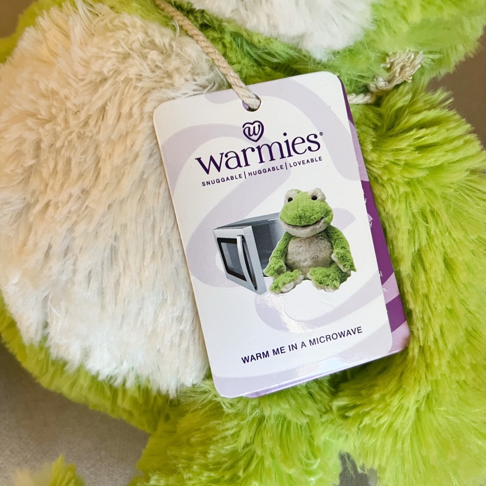 NEW WARMIES Frog Warmies in Green - Picture 4 of 11